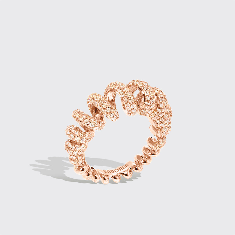 Mini Slinkee Diamond Ring