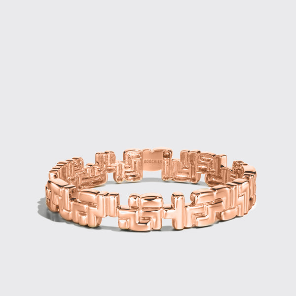 ROSE GOLD ARCADE TRIPLE ETERNITY BANGLE