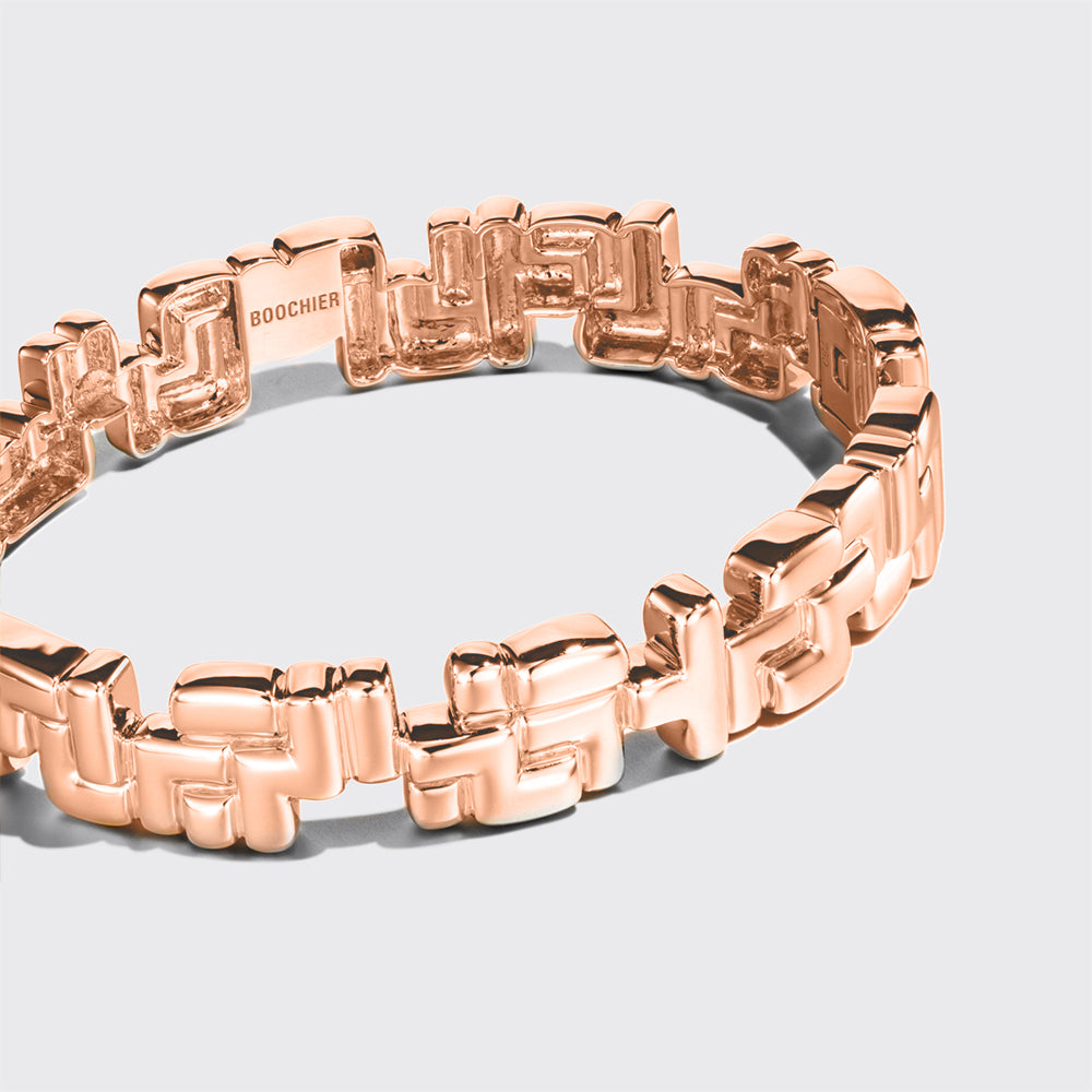 ROSE GOLD ARCADE TRIPLE ETERNITY BANGLE