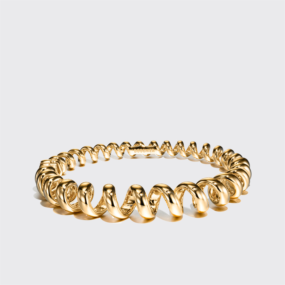 JUMBO YELLOW GOLD SLINKEE BANGLE