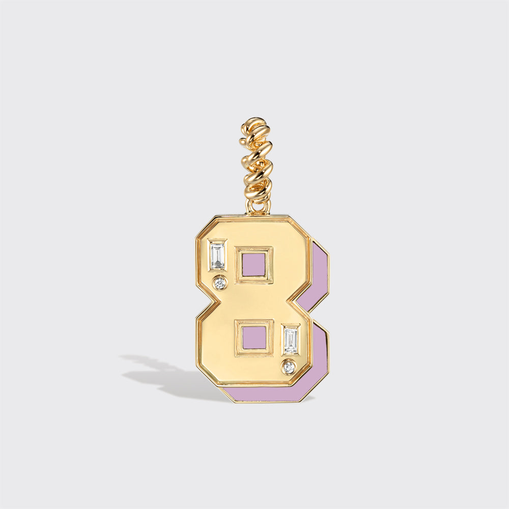 JUMBO PHOSPHOSIDERITE NOSTALGIA NUMBER PENDANT