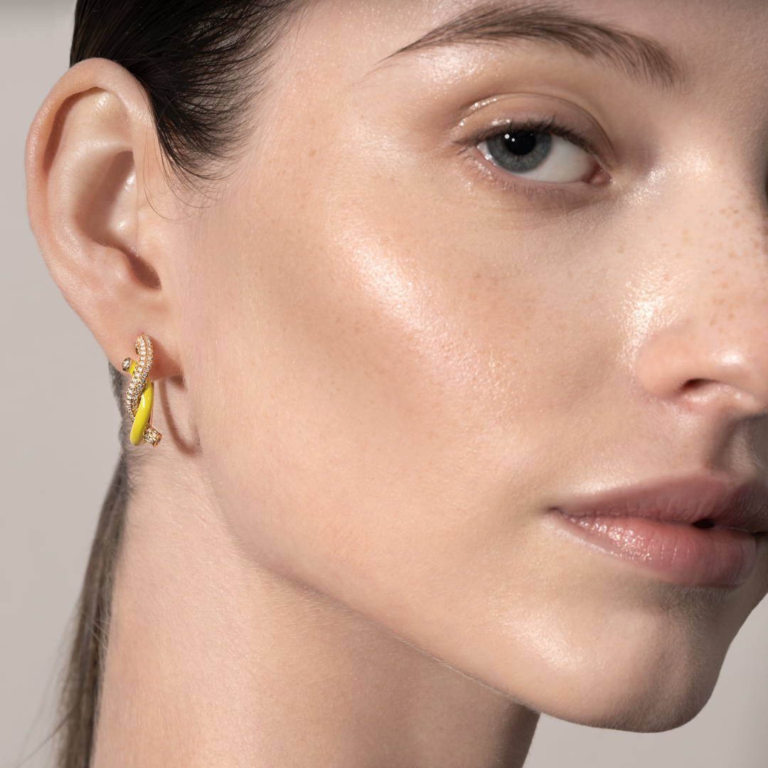 Neon 2025 yellow hoops