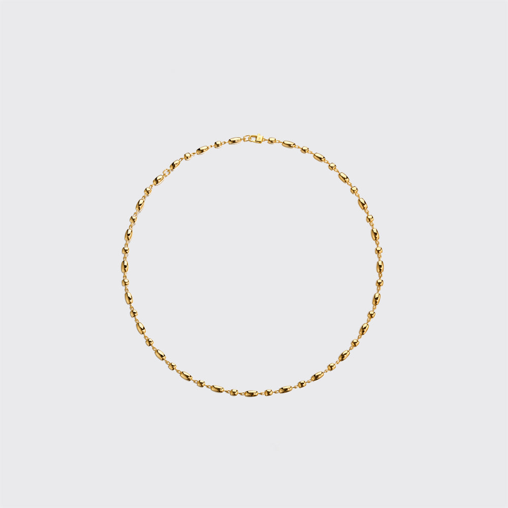 YELLOW GOLD ARCADE NECKLACE