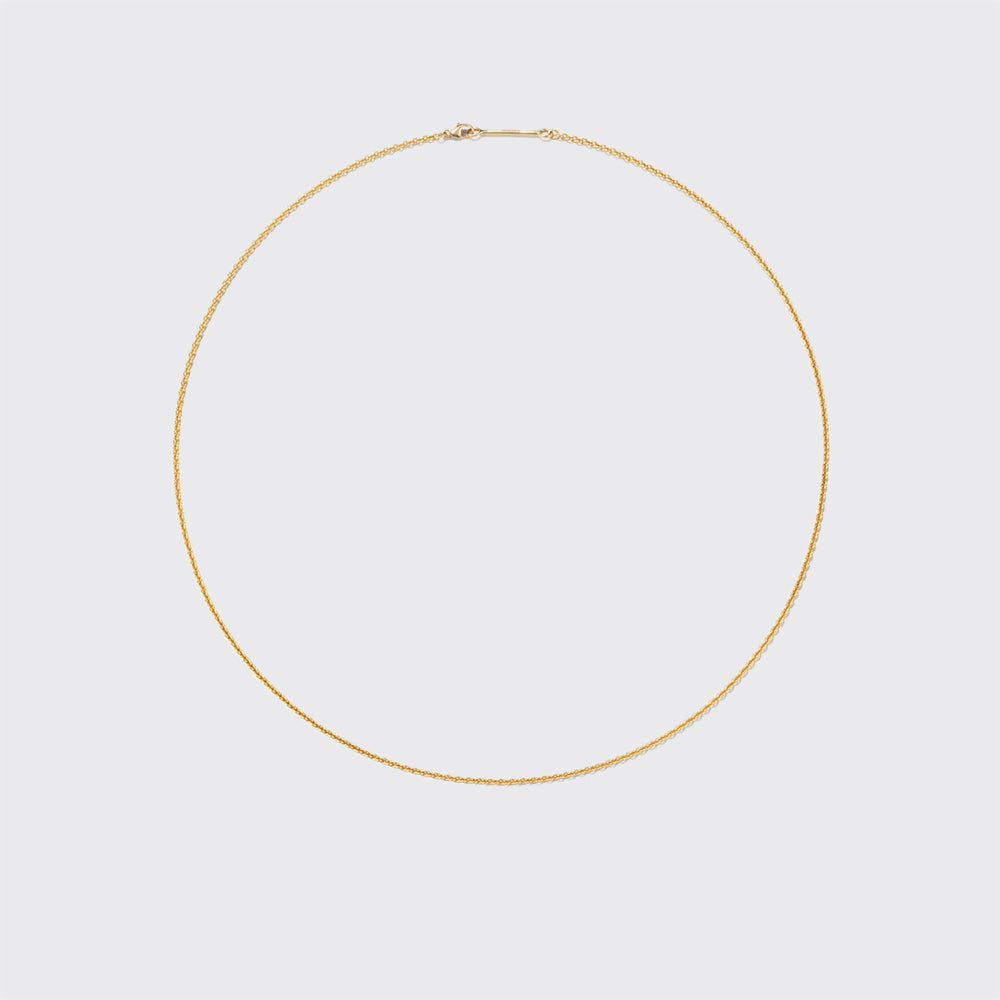 MEDIUM YELLOW GOLD BANGERS NECKLACE