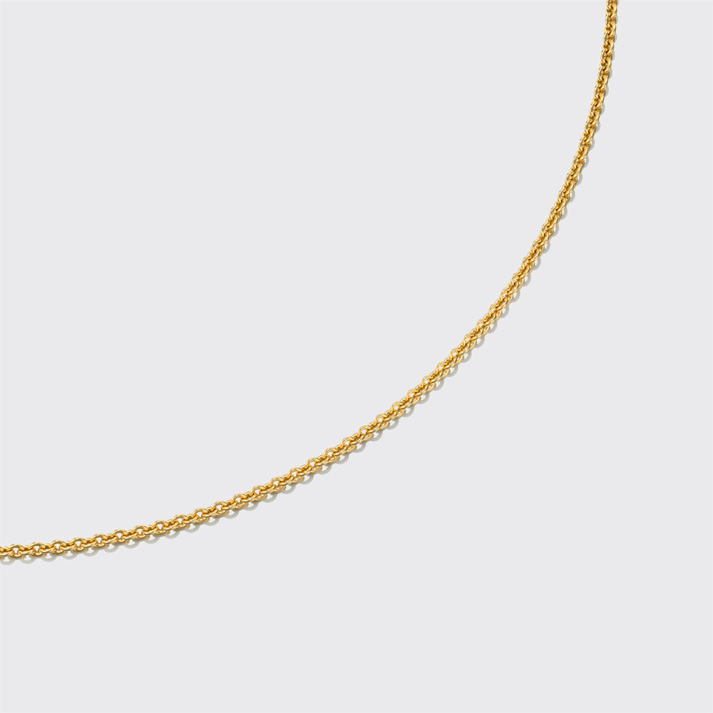 MEDIUM YELLOW GOLD BANGERS NECKLACE